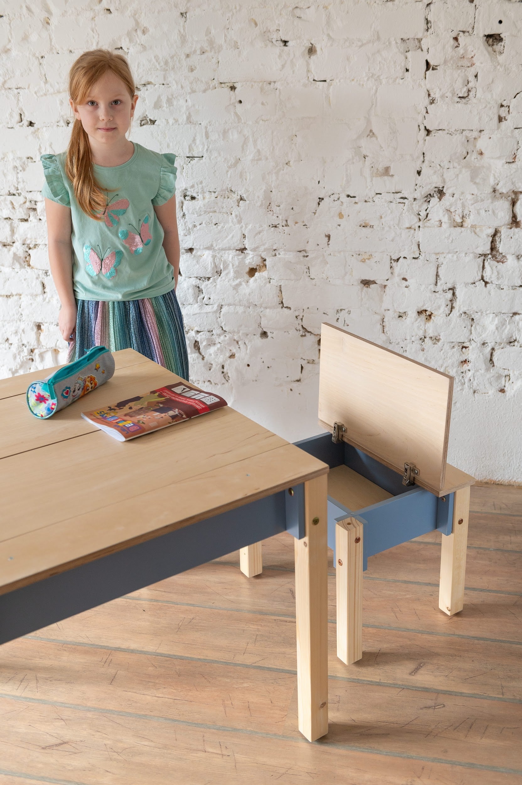 Smart Storage Table and Chair Set