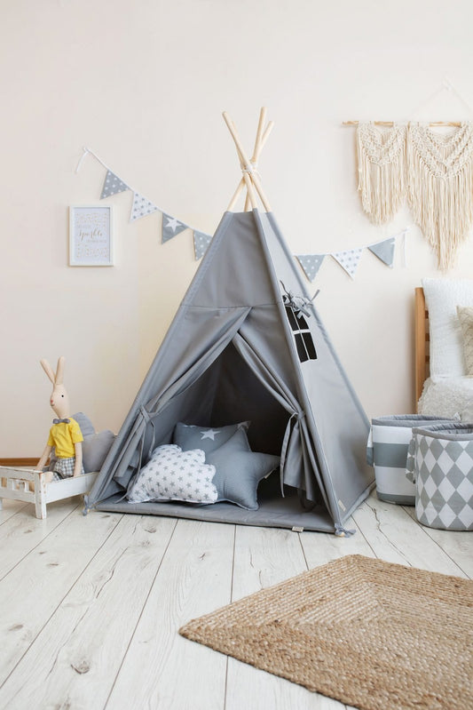 Dark Grey Teepee Tent