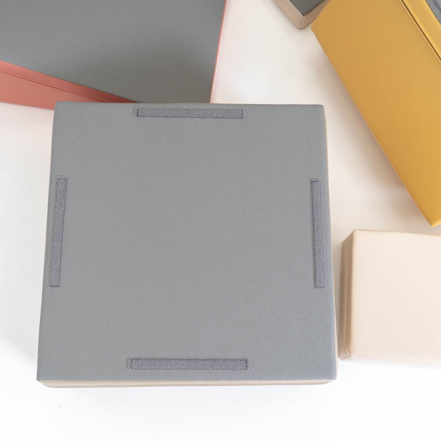 Soft Play 5 Foam Block Set - Pastel Pink Corner Climber