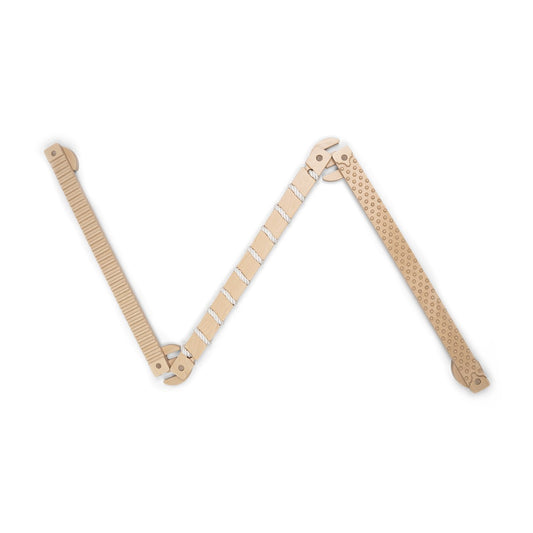 TipiToo® Large Balance Beam 3 Piece Set - White Rope